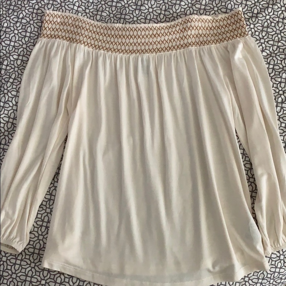 off the shoulder long sleeve